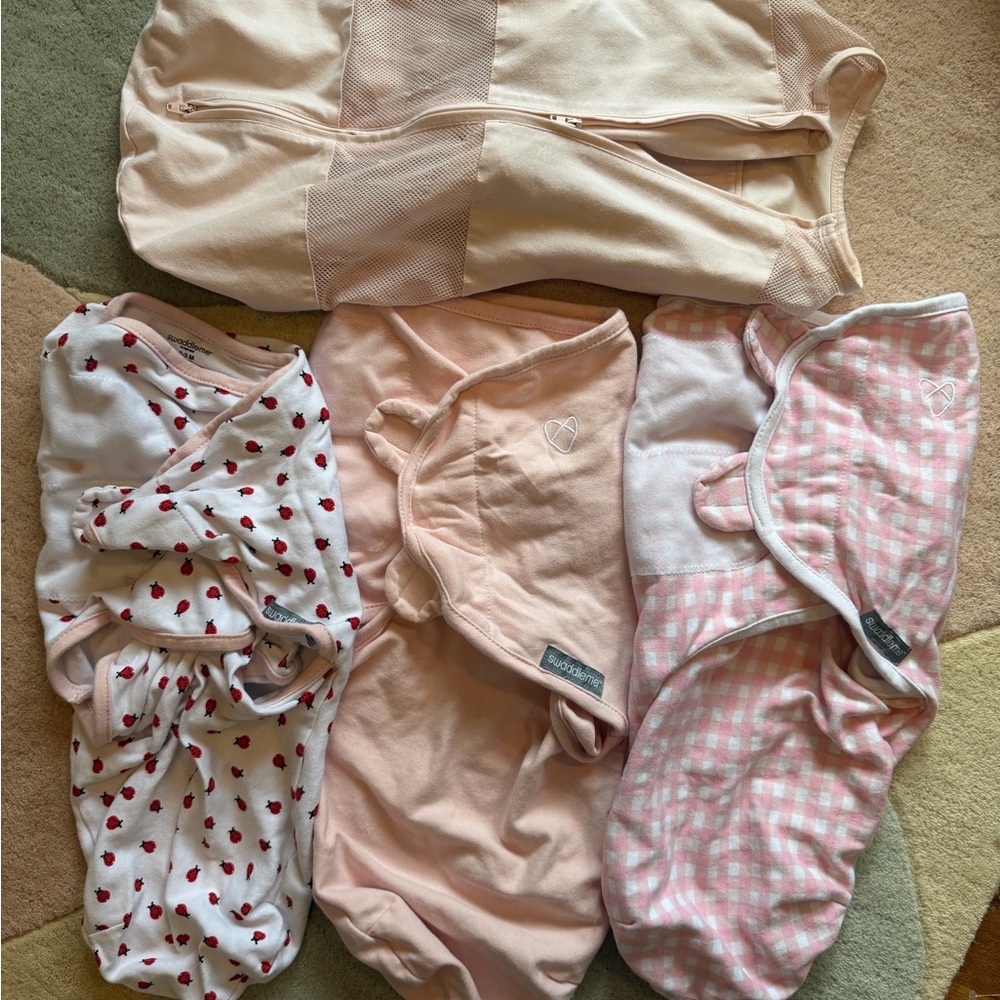 Set of 4 Baby Swaddles